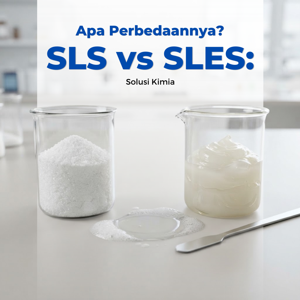 Perbedaan SLS dan SLES dalam bentuk bahan baku surfaktan